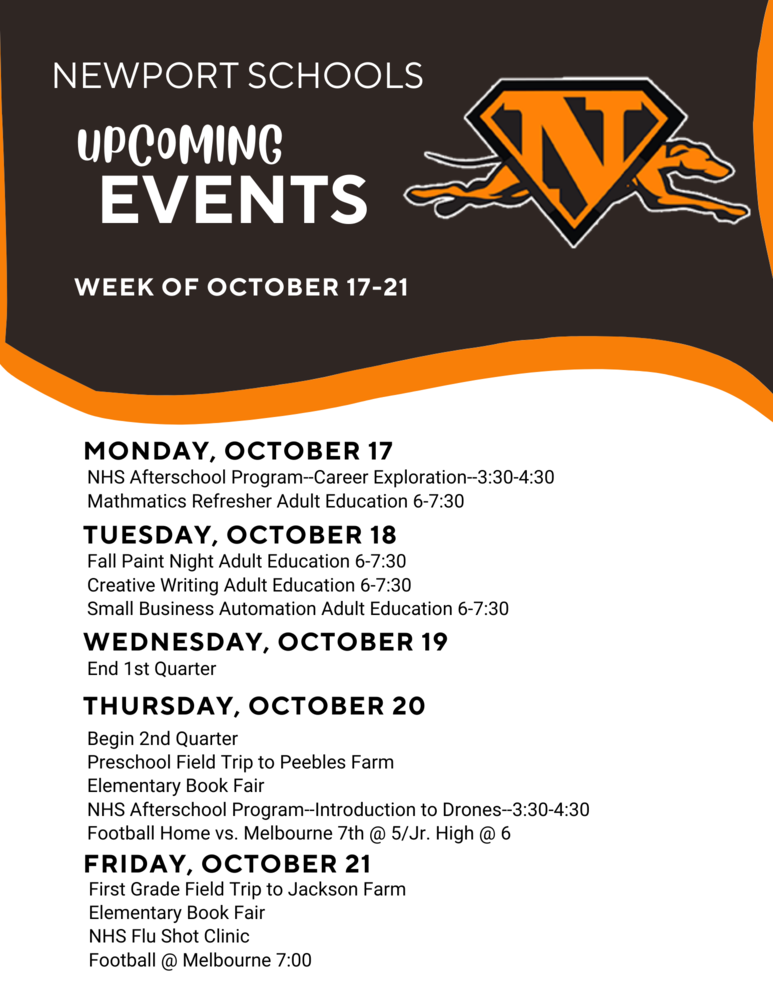 upcoming-events-for-the-week-of-oct-17-21-newport-school-district