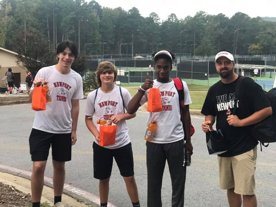Playing In Tennis State Tournament