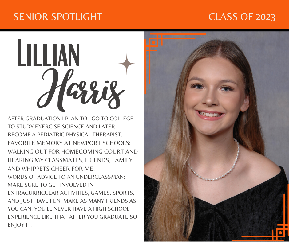 Senior Spotlight--Lillian Harris
