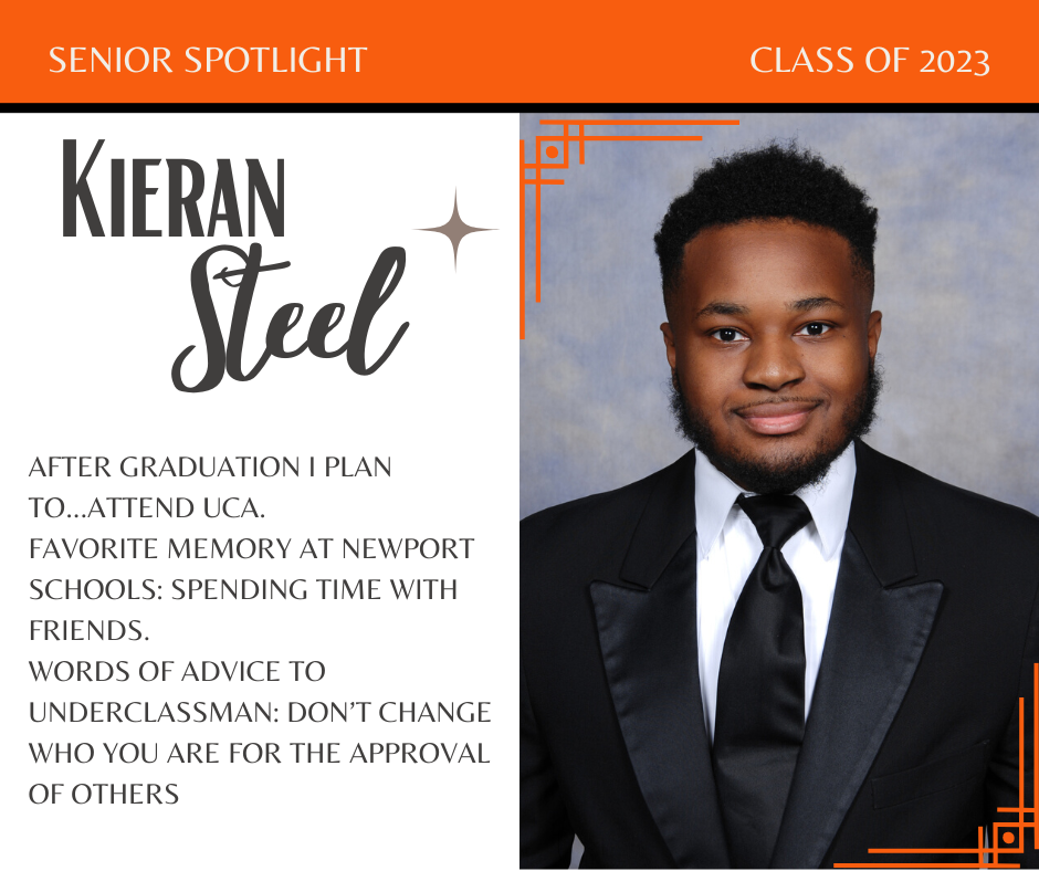 Senior Spotlight--Kieran Steel