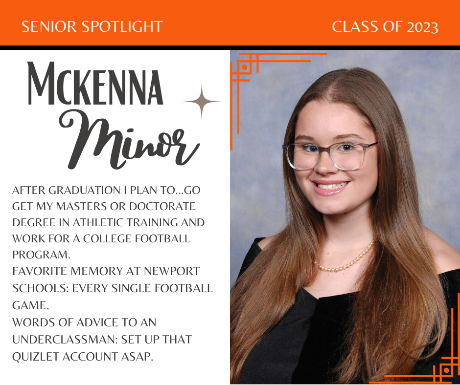 Senior Spotlight--McKenna Minor
