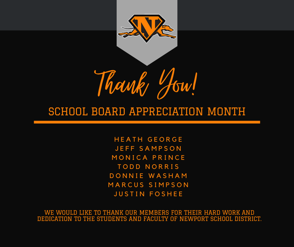 Thank you to our School Board Members