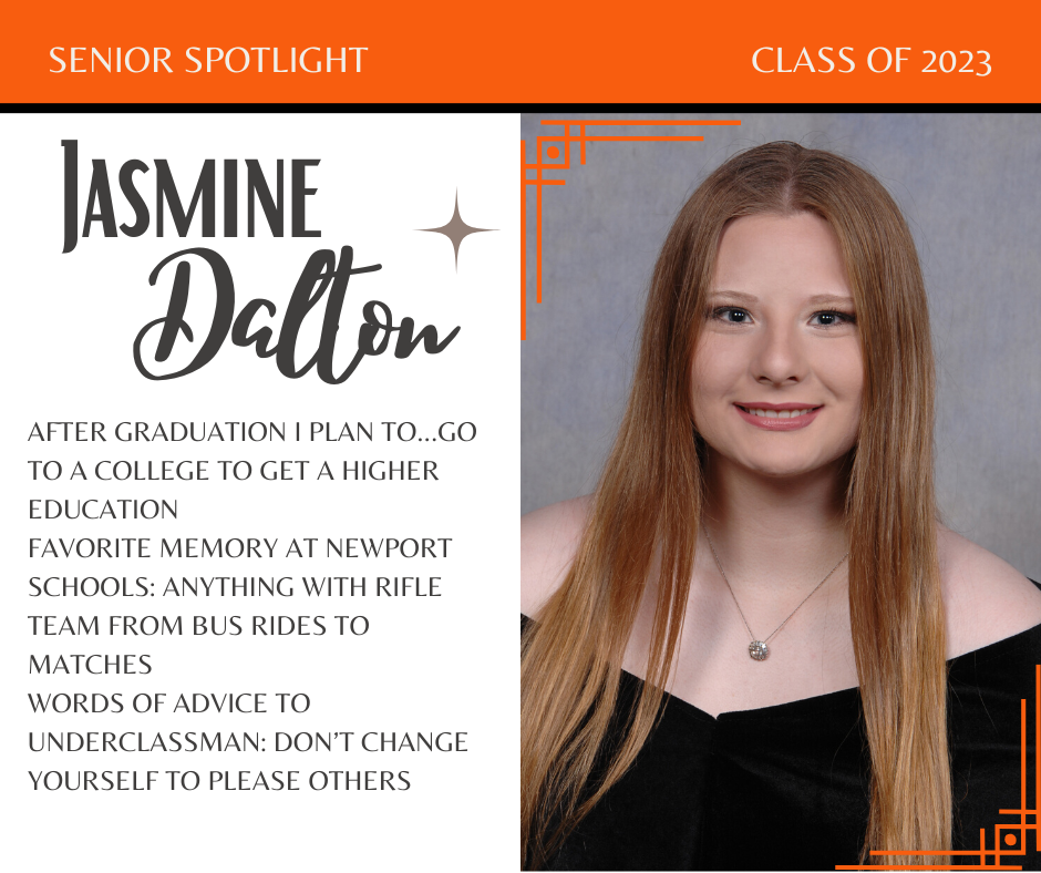 Senior Spotlight--Jasmine Dalton | Newport School District