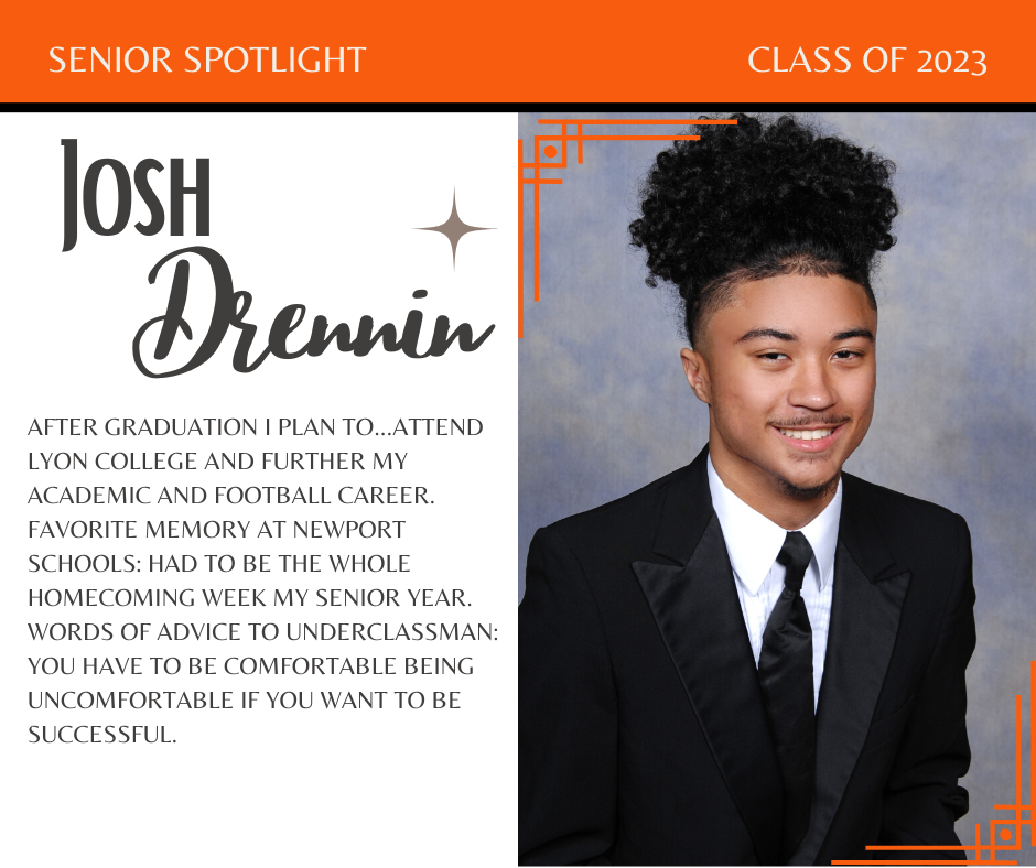 Senior Spotlight--Josh Drennin