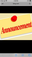 Important Announcement