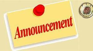 Announcement